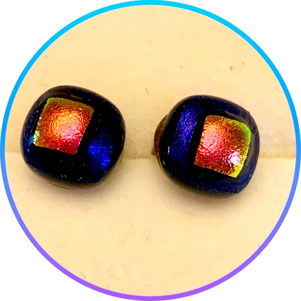 Dichroic Earrings